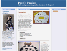 Tablet Screenshot of pavelspuzzles.com